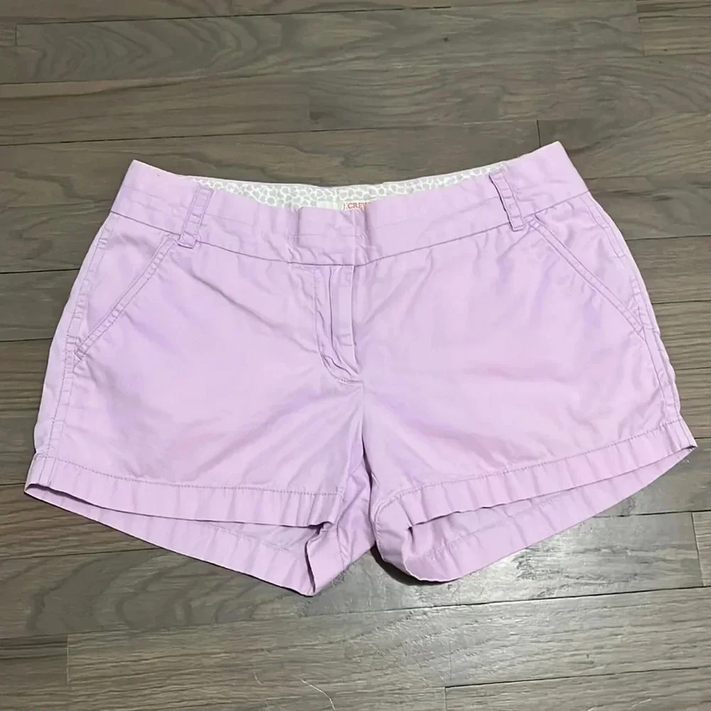 J. Crew • Purple Chino Shorts